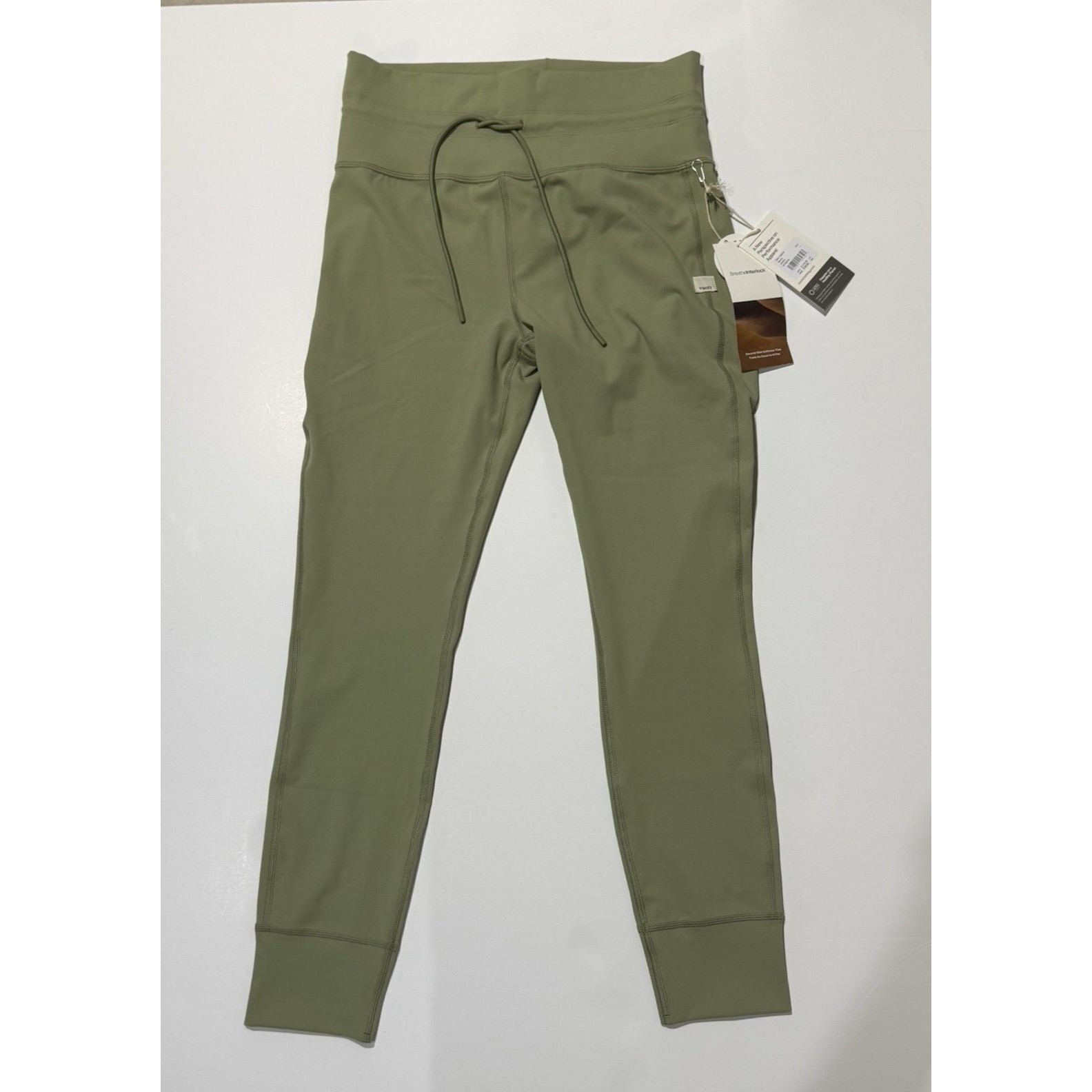 Vuori Daily Legging Sprout Green L Nwt High Rise Drawstring